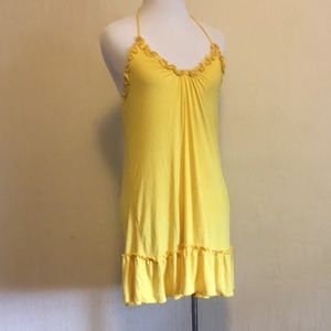 Super cute yellow summer dress, cover up